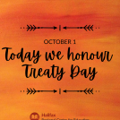 October 1 is Treaty Day